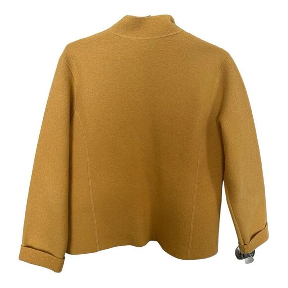 Eileen Fisher | 100% Wool Zip Jacket with Pockets | M - Picture 5 of 8